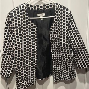 Chic Black and White Women's Jacket